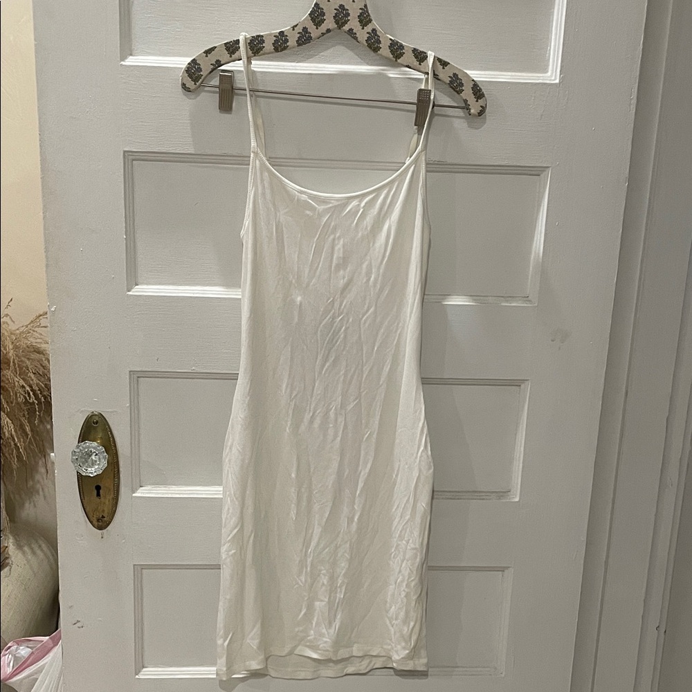 SKIMS Cream Slip Dress